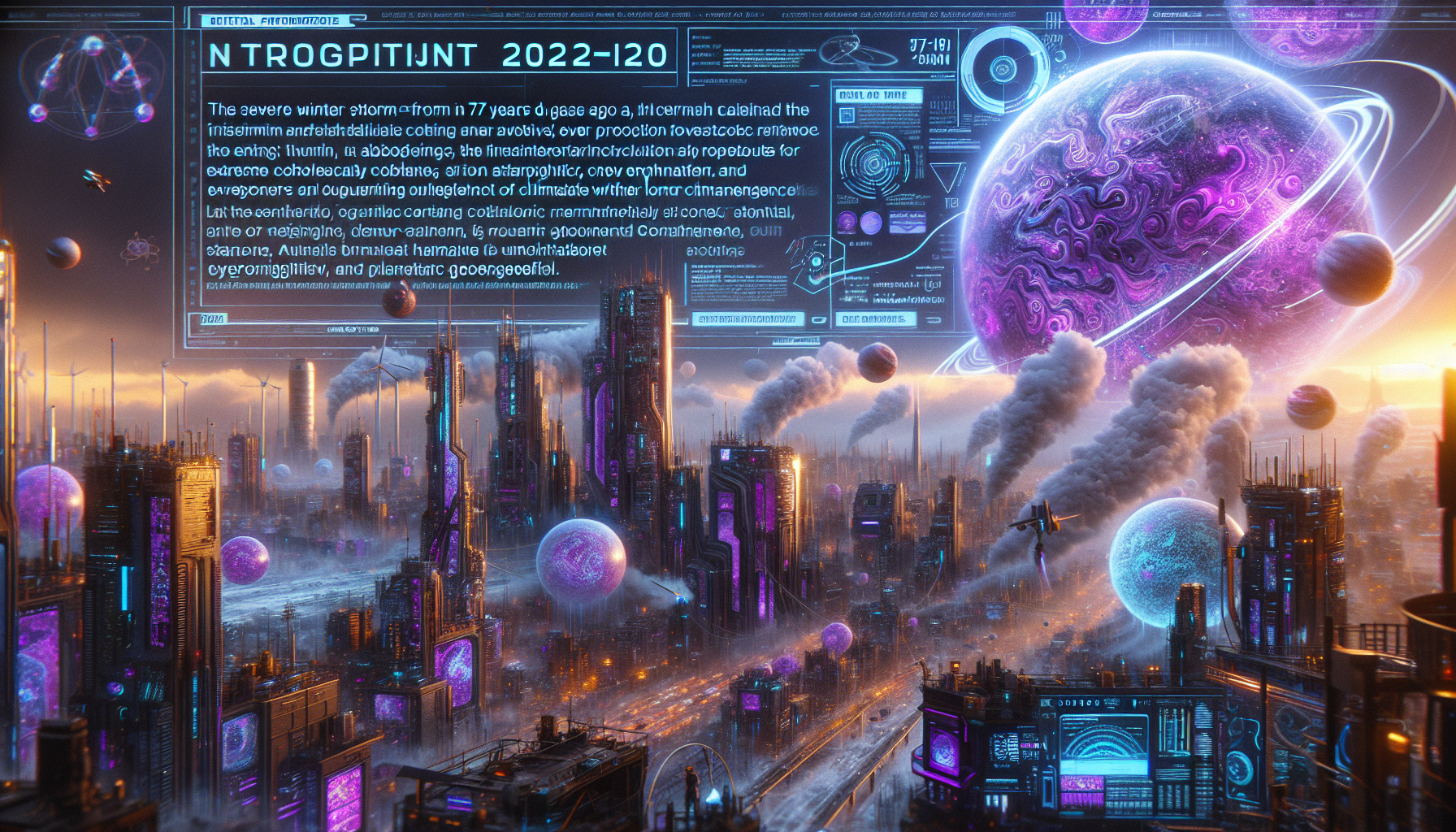 ** Les tempêtes de 2024-2030 marquent le tournant vers la géo-ingénierie planétaire