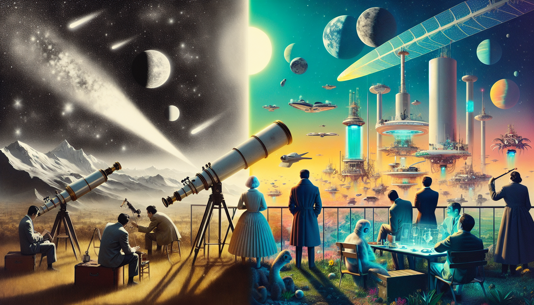 ** Quand l'humanité cherchait encore des cailloux dans le ciel pour s'émerveiller