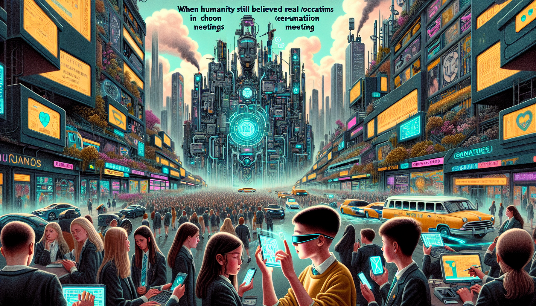 ** When Humans Still Believed They Chose Their Own Futures