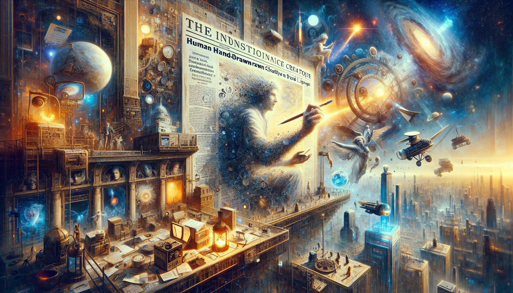 Quand les humains dessinaient encore à la main pour 